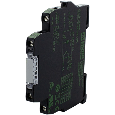 Murrelektronik MIRO, TR, 48VDC, SK OPTO-COUPLER MODULE, IN: 10-48 VDC - OUT: 5-48 VDC / 2 A, 6, 2 mm screw terminal 52501